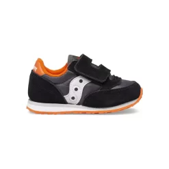 Kids Saucony Jongen | Baby'S Baby Jazz Hook & Loop Sneaker Black / Grey / Orange