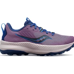 Dames Saucony Trail Running | Dames Blaze Tr Haze / Indigo