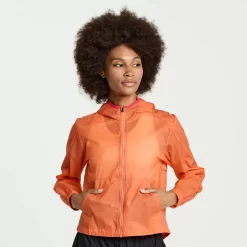 Dames Saucony Jacks En Vesten | Dames Elevate Packaway Jacket Zenith