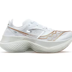 Dames Saucony Racing | Dames Endorphin Elite White / Gold