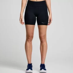 Dames Saucony Tights En Shorts | Dames Fortify 6" Short Black