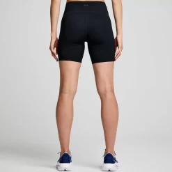 Dames Saucony Tights En Shorts | Dames Fortify 6" Short Black