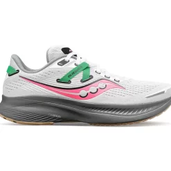 Dames Saucony Stabiliteit | Dames Guide 16 White / Gravel