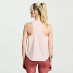 Dames Saucony Tops | Dames Pinnacle Tank Sepia Rose