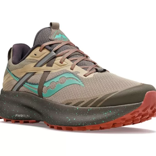 Dames Saucony Trail Running | Dames Ride 15 Tr Desert / Sprig