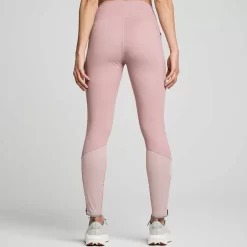 Dames Saucony Tights En Shorts | Dames Runshield Tight Smoke Heather