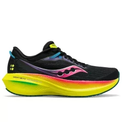 Dames Saucony Neutraal | Dames X Sweaty Betty Triumph 21 Black / Pink / Citron