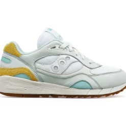 Dames Saucony Shadow | Dames Shadow 6000 Unplugged Turquoise / Yellow