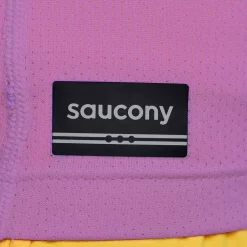 Dames Saucony Tops | Dames Stopwatch Short Sleeve Grape Heather