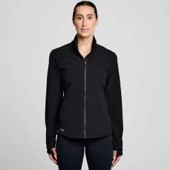 Dames Saucony Jacks En Vesten | Dames Triumph Jacket Black