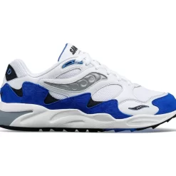 Heren Saucony Grid | Grid Shadow 2 White / Blue