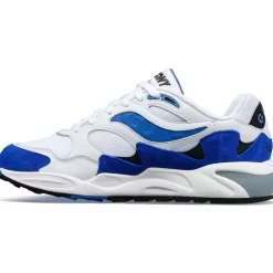 Heren Saucony Grid | Grid Shadow 2 White / Blue