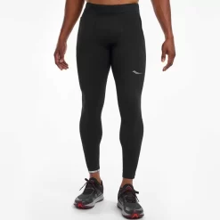 Heren Saucony Tights And Shorts | Heren Bell Lap Tight Black