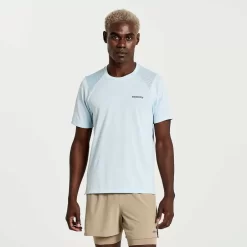 Heren Saucony Tops | Heren Elevate Short Sleeve Vapor