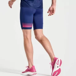 Heren Saucony Tights And Shorts | Heren Elite Tight Short Sodalite