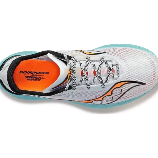 Heren Saucony Neutraal | Heren Endorphin Pro 3 Fog / Viziorange