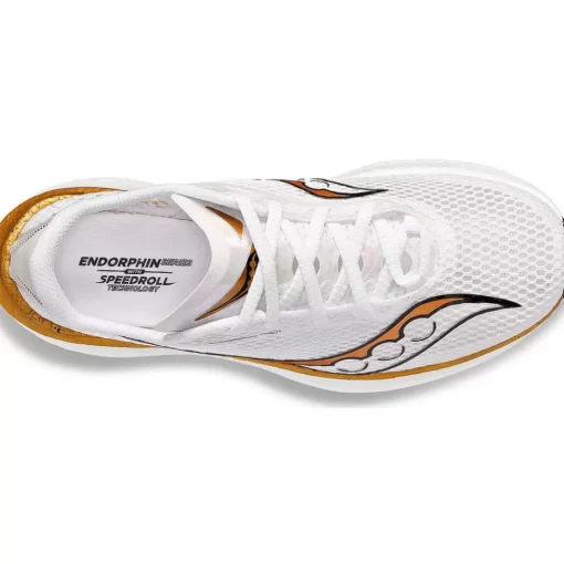 Heren Saucony Neutraal | Heren Endorphin Pro 3 White / Gold