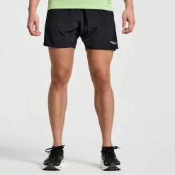 Heren Saucony Tights And Shorts | Heren Outpace 5" Short Black