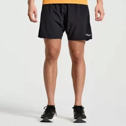 Heren Saucony Tights And Shorts | Heren Outpace 7" Short Black