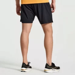 Heren Saucony Tights And Shorts | Heren Outpace 7" Short Black