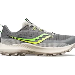 Heren Saucony Trail Running | Heren Peregrine 13 Gravel / Slime