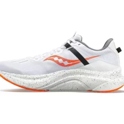 Heren Saucony Stabiliteit | Heren Tempus White / Viziorange